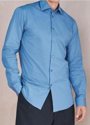 Мужская рубашка calvin klein slim fit (non iron)
размер s