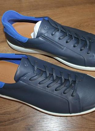 Кожаные кеды ecco soft 7, 45 размер 2