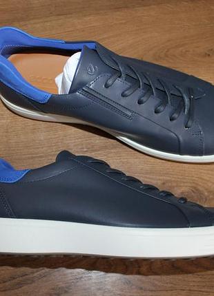 Кожаные кеды ecco soft 7, 45 размер 3
