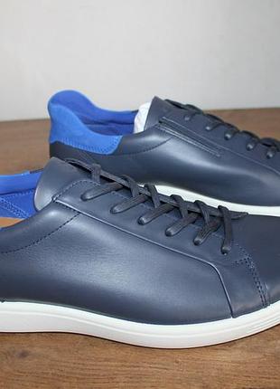 Кожаные кеды ecco soft 7, 45 размер 6