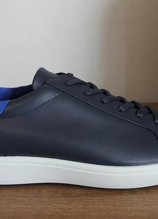 Кожаные кеды ecco soft 7, 45 размер 7