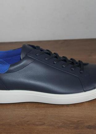 Кожаные кеды ecco soft 7, 45 размер 8