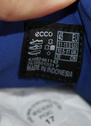 Кожаные кеды ecco soft 7, 45 размер 10