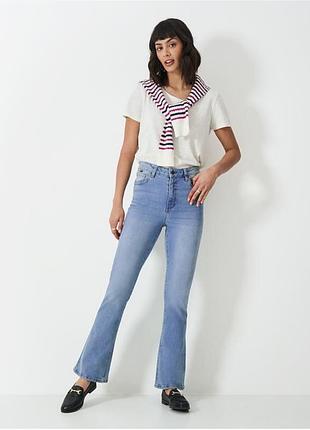 Стильные женские джинсы crew clothing company bootcut jeans размер 16