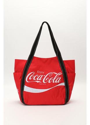 Джинсова бавовняна сумка coca cola