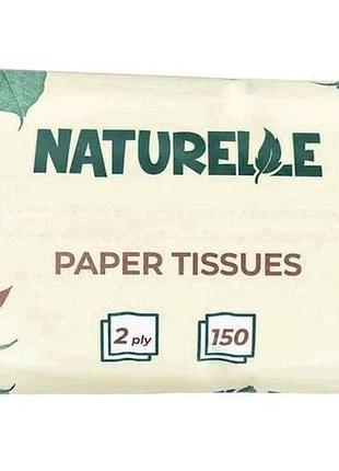 Серветки паперові 2шар 150шт (19*20см) тм naturelle