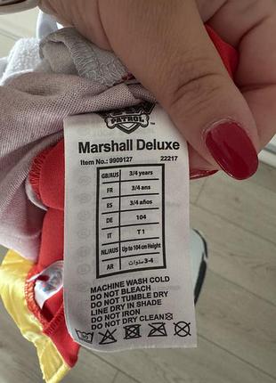 Костюм маршал щенячий патруль 6