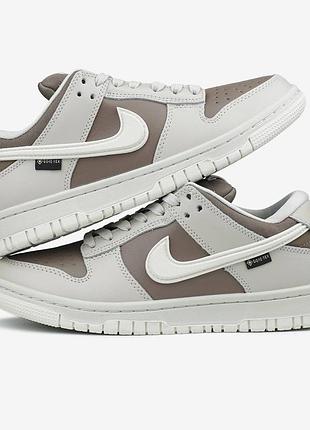 ❄️ nike dunk | brown grey gore-tex termo 🤎🩶 10