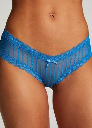 Трусики бразиліана hunkemoller голубі s uk 8