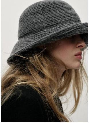Вовняна шапка панама zara