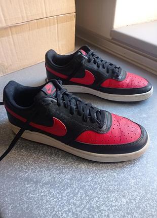 Кросівки кеди шкіряні nike court vision low