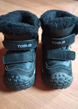 Зимние теплые сапожки на липучках 3