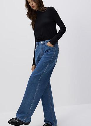 Джинси reserved wide leg 7
