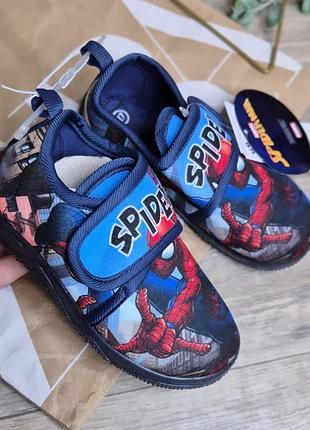 Тапочки, капці для хлопчика, для дому або в садочок | marvel / spider man