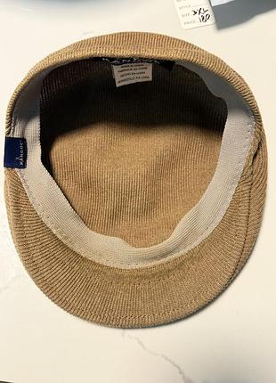 Kangol k3150ht cotton rib 504 кепка чоловіча кашкет хуліганка воровка канголка бежева стан ідеальний без ньюансів розмір 57-58 (m/l) оригінал ідеальна