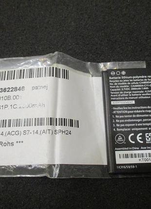 Новий оригінальний акумулятор акб acer ca485654-c11-002 ae475654 1s1p