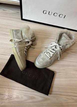 Жіночі ботинки кеди gucci оригінал