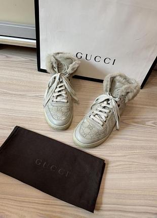 Жіночі ботинки кеди gucci оригінал 2