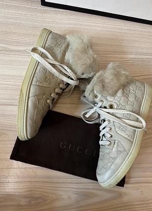 Жіночі ботинки кеди gucci оригінал 7