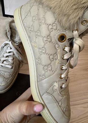 Жіночі ботинки кеди gucci оригінал 4