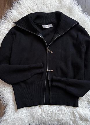 Джемпер зипка на два замка стиль zara