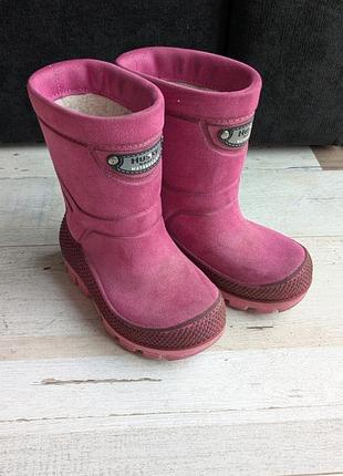 Сапоги водонепроницаемые детские husky boots 25 26 17,5 alisaline зима waterproof резинки резиновые сапоги снегосушения термобуты