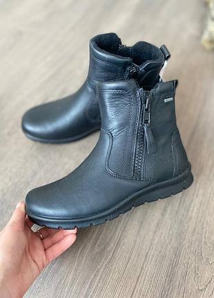 Чобітки шкіряні оригінал ecco babett 215573 рр.35