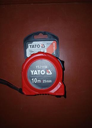 Рулетка yato 10 м