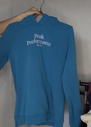 Класичне худі з кишенями та капюшоном від peak performance