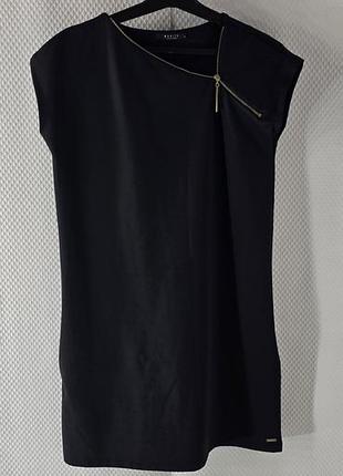 Сукня міді жіноча чорна з кишенями