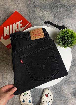 Regular fit мужские джинсы черного цвета levis 505 модель size w38\l30