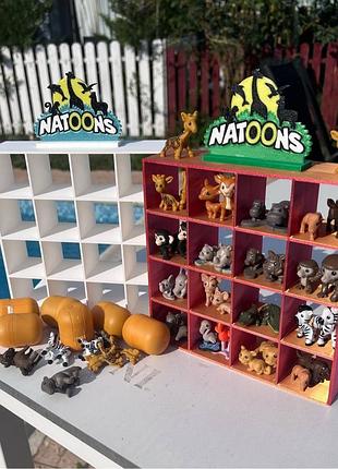 Підставка для фігурок kinder natoons савана,стенд поличка для фігурок кіндер натунс