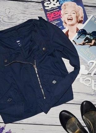 М фирменная женская крутая куртка косуха коттоновый пиджак геп gap оригинал