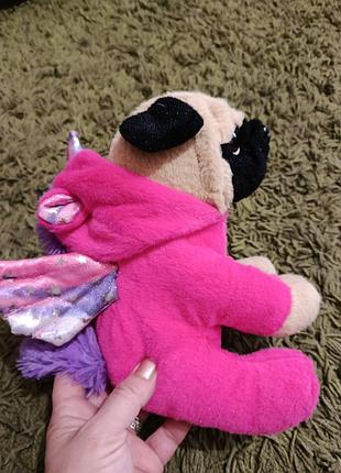 Собачка мопс в костюмі 🦄 4
