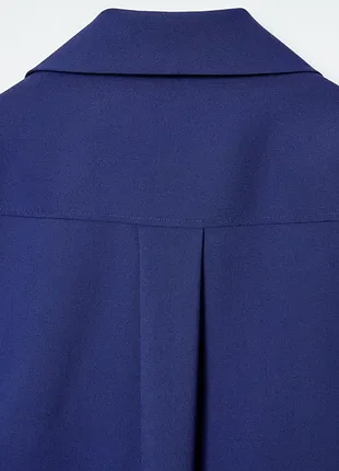 Блуза жіноча cos wool-blend half-zip blouse / 34 7