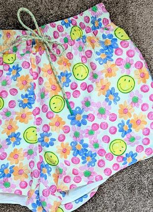 Sandro шорты smiley® wide с принтом 5