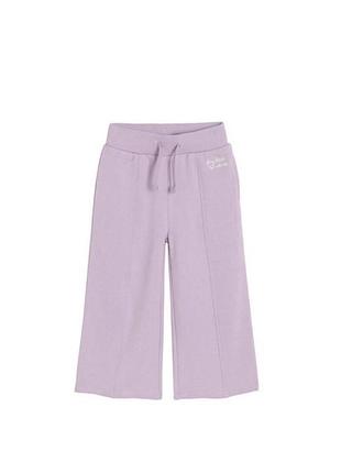 Широкі штани zara mango gap сиреневі лавандові для хіп хопу 134 см двонитка бузкові