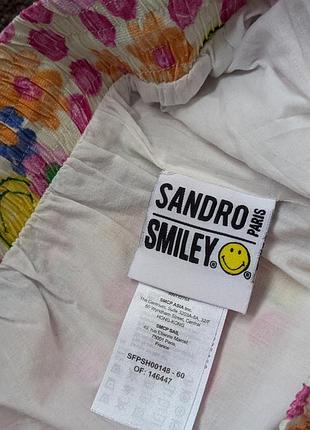 Sandro шорты smiley® wide с принтом 9