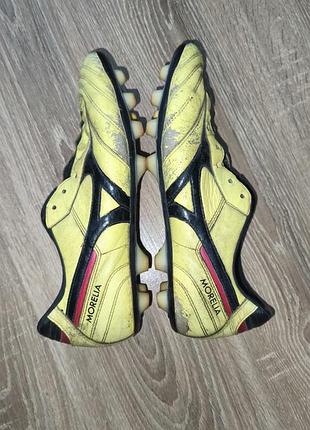 Бутсы кожаные nike 43р.28см мужские morelia желтые б/в под реставрацию