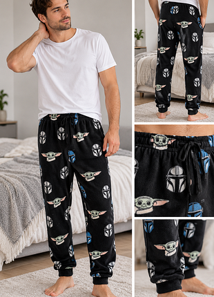 Мужские флисовые брюки для дома пижама низ star wars george, xl