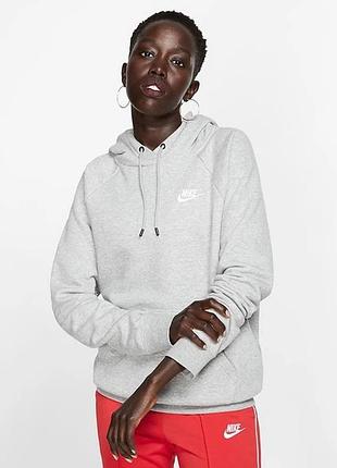 Оригінал жіноче спортивне худі худі жіноче nike w nsw essntl flc po hoodie bv4124-063  оригинал найк кофта для прогулянок повсякденна весна осінь s