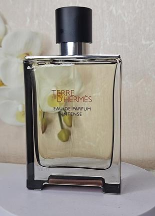 Hermes terre d'hermes intense распыл оригинал грейпфрут апельсин минеральный кремень кедр бензоин дубовый мох в виде terre d'hermes parfum отливов