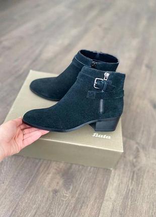 Черевички замшеві оригінал bata розмір 36
