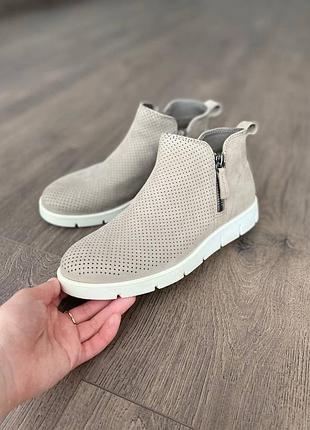 Напівчобітки шкіряні оригінал ecco bella 282143 рр.36