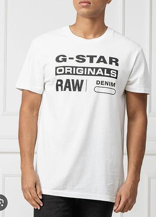 T-shirt graphic 8 g- star raw | regular fit | color white