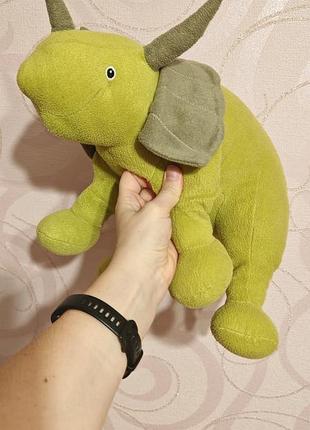 Rhinos rhinoceros cute soft plush toy cuddling teddy approx 14" tall зеленый плюшевый трицератопс
