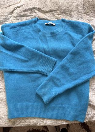 Светр жіночий zara блакитний
