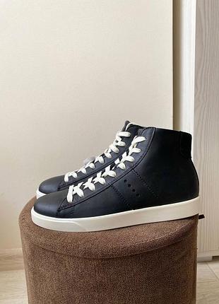 Кеди високі шкіряні оригінал ecco street lite 212813 рр.36,39