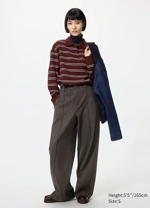 Широкие брюки uniqlo размер м, не носились