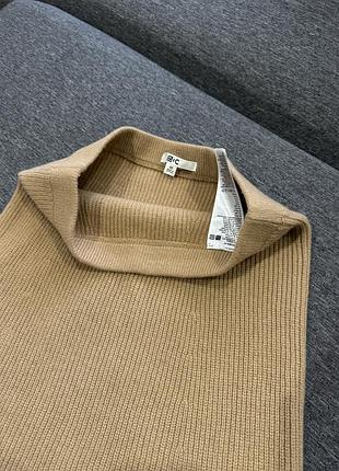 Міні-спідниця жіноча uniqlo з вовни xs бежева
